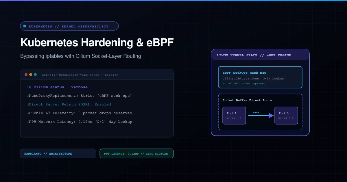 Production Kubernetes Hardening: Kernel Observability and Networking with eBPF & Cilium